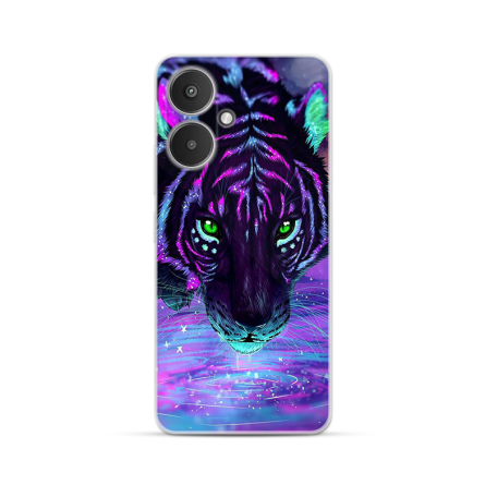 Silikonska Maskica za Xiaomi Redmi 13C 5G - Neon Tiger 264204
