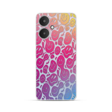 Silikonska Maskica za Xiaomi Redmi 13C 5G - Colorful Smiley 264217