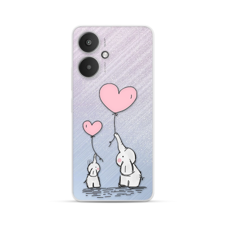 Silikonska Maskica za Xiaomi Redmi 13C 5G - Elephant Heart 264242