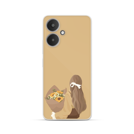 Silikonska Maskica za Xiaomi Redmi 13C 5G - Flower bouquet 264246