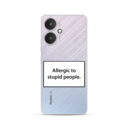 Silikonska Maskica za Xiaomi Redmi 13C 5G - Allergic to Stupid People 264299