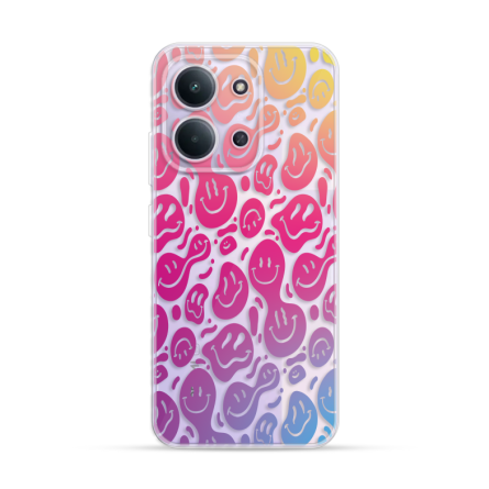 Silikonska Maskica za Redmi 15C - Colorful Smiley 256732