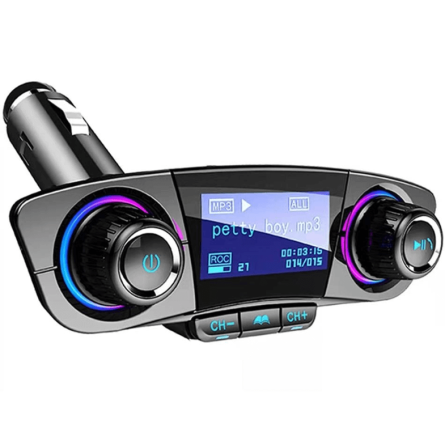 Transmiter FM Bluetooth 5.0 - Autopunjač s USB adapterom - QC 3.1A 224971