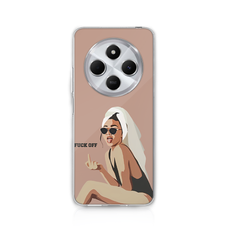 Silikonska Maskica za Redmi 14C / Redmi A4 / Poco C75 - F*** off 244420
