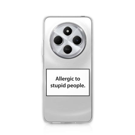 Silikonska Maskica za Redmi 14C / Redmi A4 / Poco C75 - Allergic to Stupid People 244458