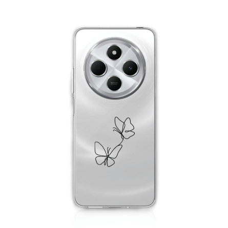 Silikonska Maskica za Redmi 14C / Redmi A4 / Poco C75 - Leptiri - LA-26 244459