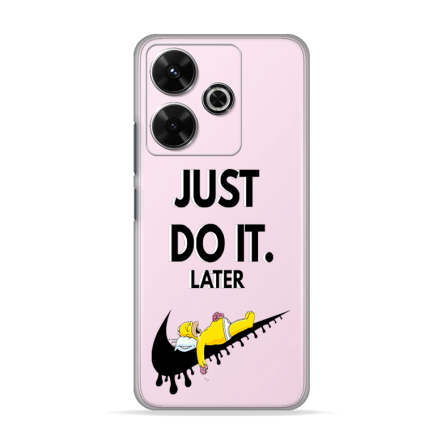 Silikonska Maskica za Redmi 13 (4G) - Just Do It (Later) 243333