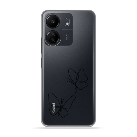 Silikonska Maskica za Xiaomi Redmi 13C - Leptiri - LA-26 231659