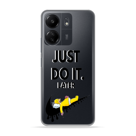 Silikonska Maskica za Xiaomi Redmi 13C - Just Do It (Later) 243350