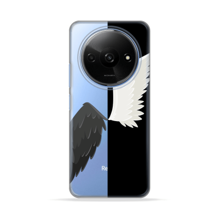 Silikonska Maskica za Redmi A3 - Black & White 233070