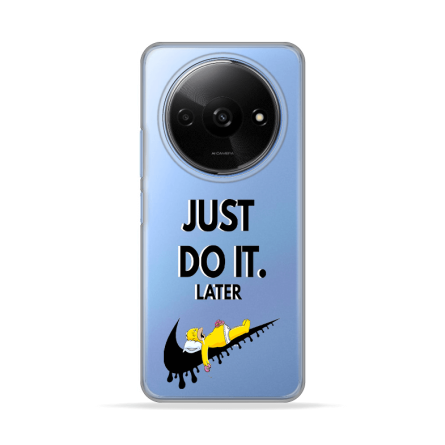 Silikonska Maskica za Redmi A3 - Just Do It (Later) 243351
