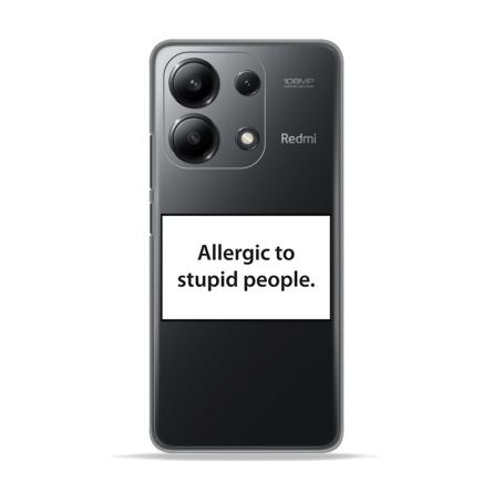 Silikonska Maskica za Redmi Note 13 4G - Allergic to Stupid People 232649