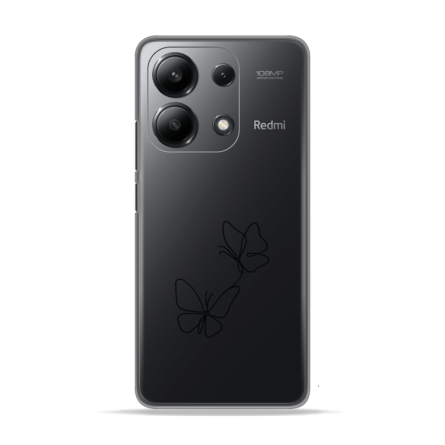 Silikonska Maskica za Redmi Note 13 4G - Leptiri - LA-26 230538