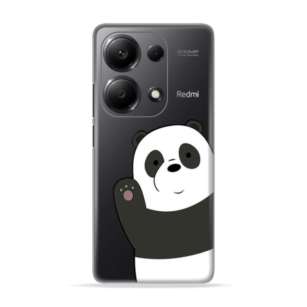 Silikonska Maskica za Redmi Note 13 Pro (4G) - Hello Panda 230222