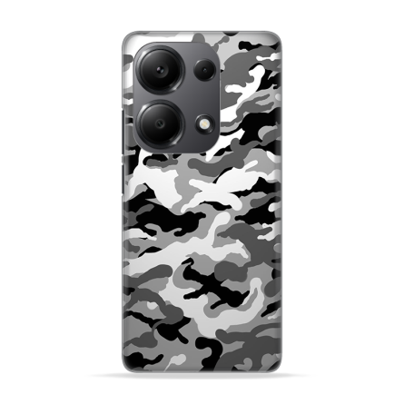 Silikonska Maskica za Redmi Note 13 Pro 4G - Camouflage - siva 241144