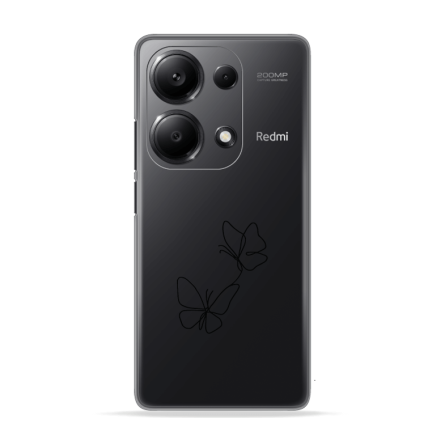 Silikonska Maskica za Redmi Note 13 Pro (4G) - Leptiri - LA-26 230342