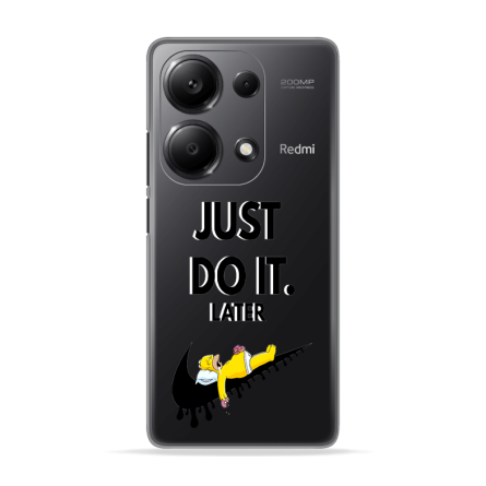 Silikonska Maskica za Redmi Note 13 Pro (4G) - Just Do It (Later) 243341