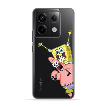 Silikonska Maskica za Redmi Note 13 Pro 5G - Spognebob & Patrick 230452