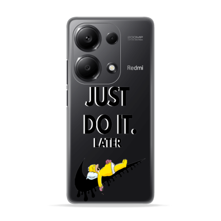 Silikonska Maskica za Redmi Note 13 4G - Just Do It (Later) 243344