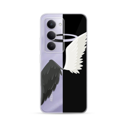 Silikonska Maskica za Redmi 15 - Black & White 256333