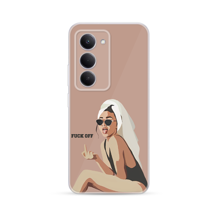 Silikonska Maskica za Redmi 15 - F*** off 256357