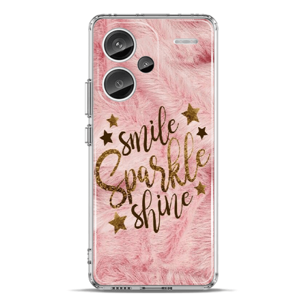Silikonska Maskica za Redmi Note 13 Pro Plus - Smile, Sparkle, Shine 234598