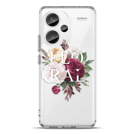 Silikonska Maskica za Redmi Note 13 Pro Plus - Floral 234620