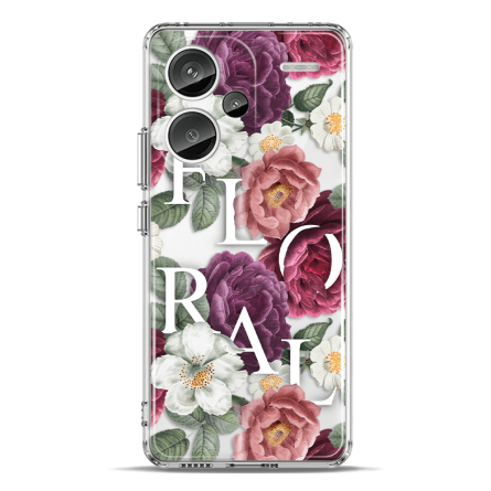 Silikonska Maskica za Redmi Note 13 Pro Plus - Floral 2 234622