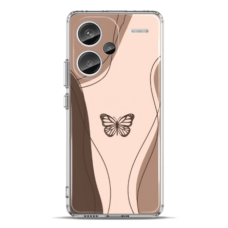 Silikonska Maskica za Redmi Note 13 Pro Plus - Butterfly Line 234688