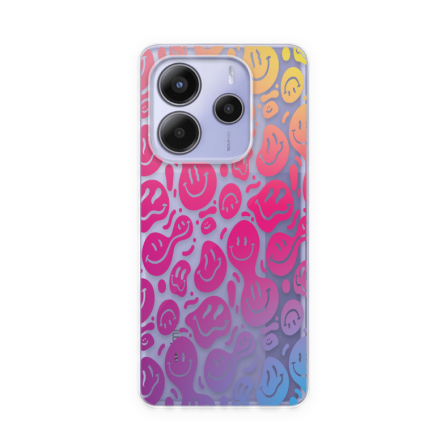 Silikonska Maskica za Redmi Note 14 (4G) - Colorful Smiley 248077