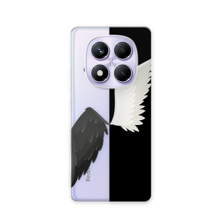 Silikonska Maskica za Redmi Note 14 Pro (4G) - Black & White 247757