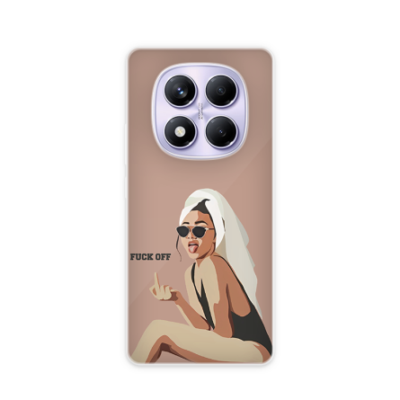Silikonska Maskica za Redmi Note 14 Pro (4G) - F*** off 247768