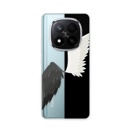 Silikonska Maskica za Redmi Note 14 Pro Plus - Black & White 247684