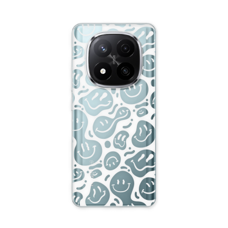 Silikonska Maskica za Redmi Note 14 Pro Plus - White Smiley 247688