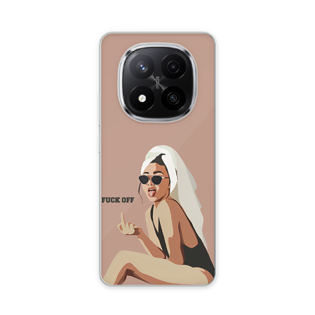 Silikonska Maskica za Redmi Note 14 Pro Plus - F*** off 247695