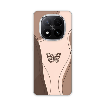Silikonska Maskica za Redmi Note 14 Pro Plus - Butterfly Line 247709