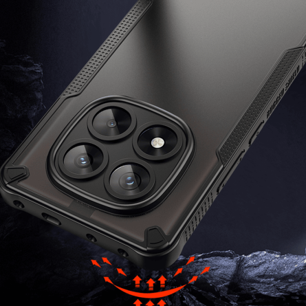 Defender Matt maskica za Redmi Note 14 Pro Plus - Crna 250171
