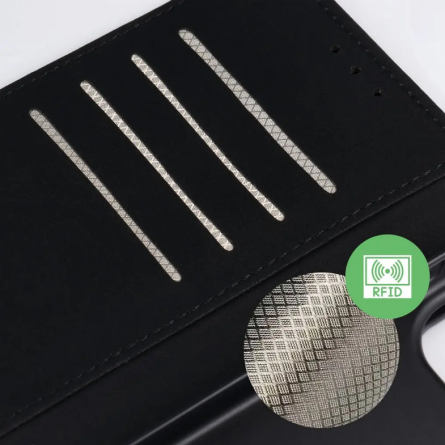 Preklopna Maskica s RFID zaštitom za Redmi Note 15 4G/5G  – Crna 268043