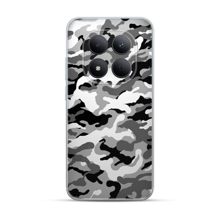 Silikonska Maskica za Redmi Note 15 Pro 4G - Camouflage - siva 267188