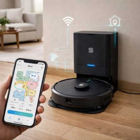 3u1 Smart Vision robotski usisavač - usisavanje+metenje+pranje podova 261709