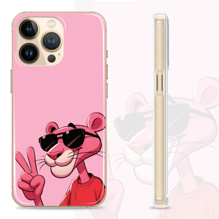 Silikonska maskica za mobitel - Pink Panther - S1001 237563