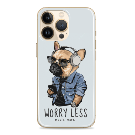 Silikonska maskica za mobitel - Worry Less - S129 245513