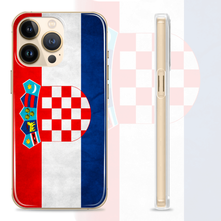 Silikonska Maskica za mobitel - Hrvatska zastava - S20 237457