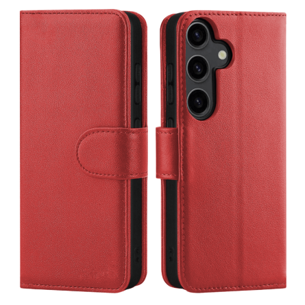 Preklopna maskica za Galaxy A14 / A14 (5G) - Crvena 226956