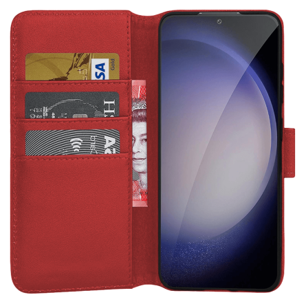 Preklopna maskica za Galaxy A14 / A14 (5G) - Crvena 226957