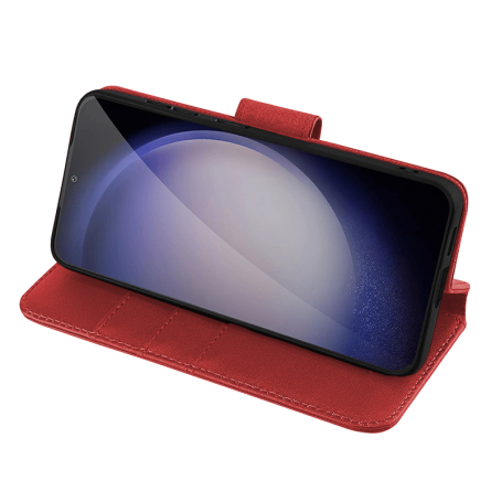 Preklopna maskica za Galaxy A14 / A14 (5G) - Crvena 226958