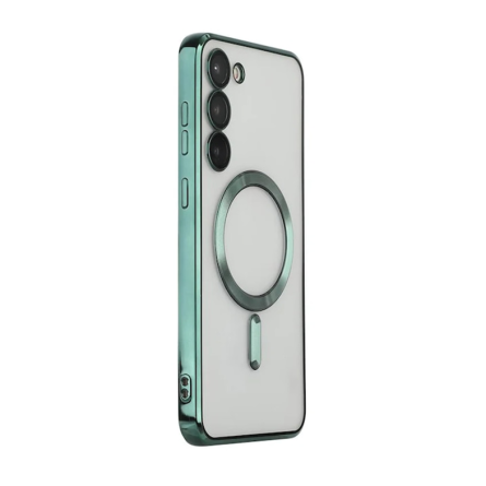 Kromirana Magsafe maskica za Samsung Galaxy S25 - Tamno Zelena 249617