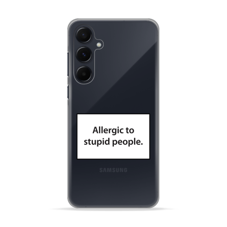 Silikonska Maskica za Samsung Galaxy A37 - Allergic to Stupid People 263935