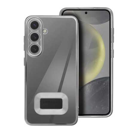 Kromirana prozirna maskica za Samsung Galaxy S25 Plus - Srebrna 246293