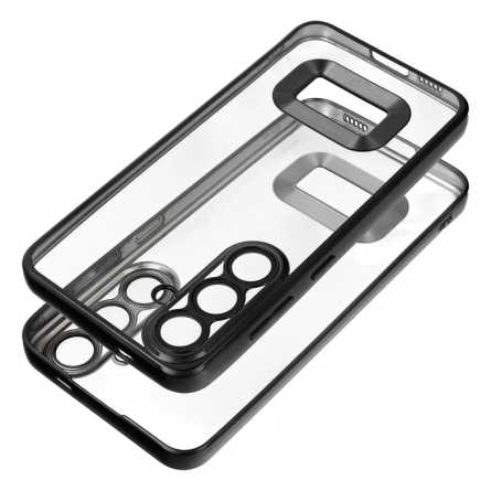 Kromirana prozirna maskica za Samsung Galaxy A36 - Crna 245790
